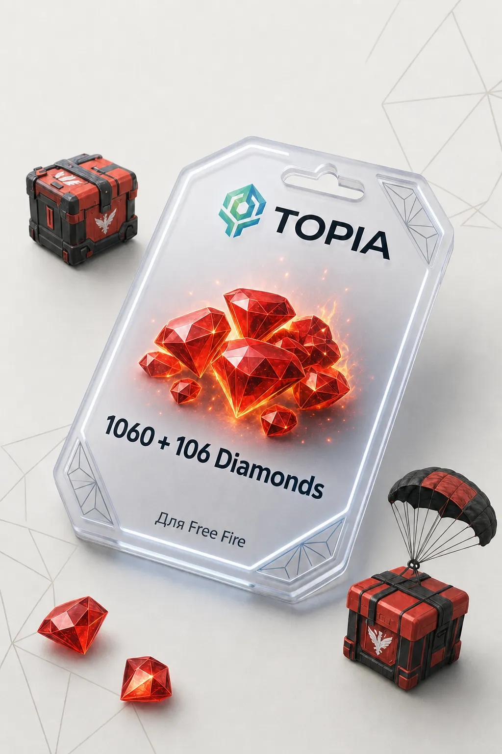 💚 АВТОВЫДАЧА 💚 Free Fire: 1060+106 💎 | По ID — 24/7 🎮💳RU/СНГ